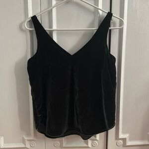 Loft XXS Petite Velvet VNeck Tank Top